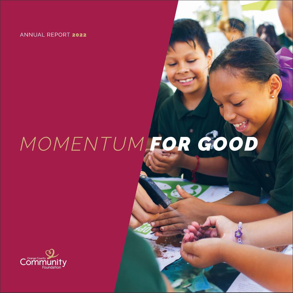 OCCF Annual Report 2022 – Momentum for Good