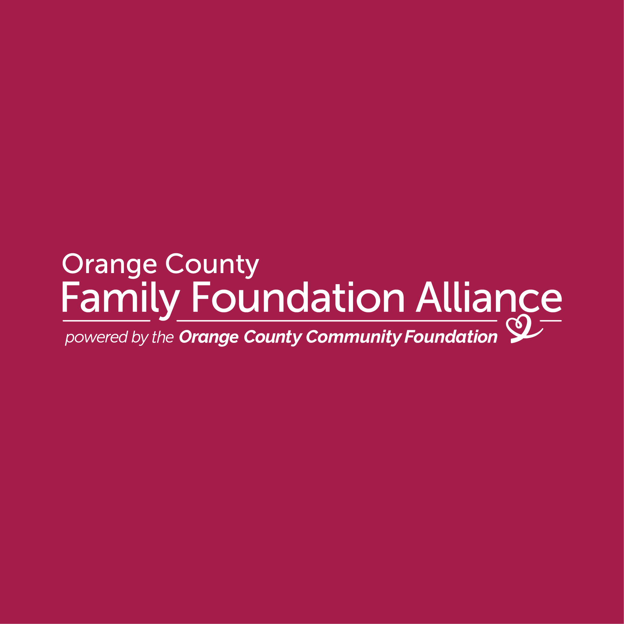 Orange County Family Foundation Alliance