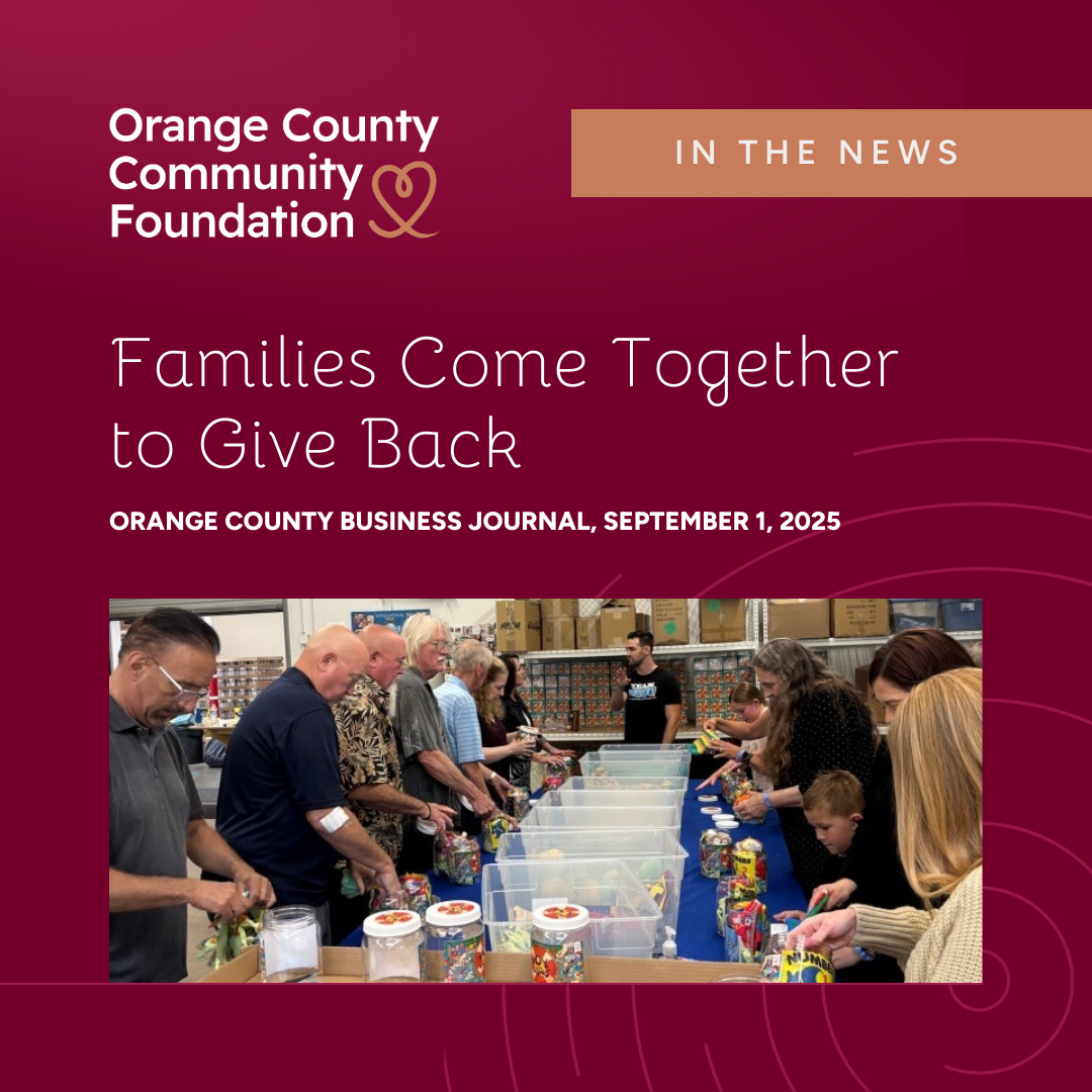 Families Come Together to Give Back