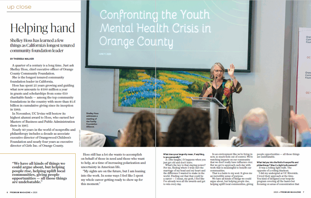 Shelley Hoss - OC Register Premium Magazine September 2025