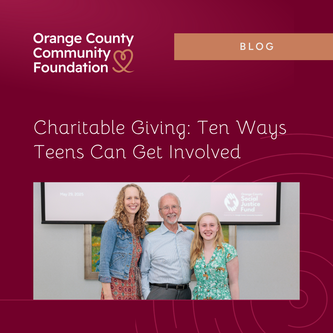 Charitable Giving: Ten Ways Teens Can Get Involved