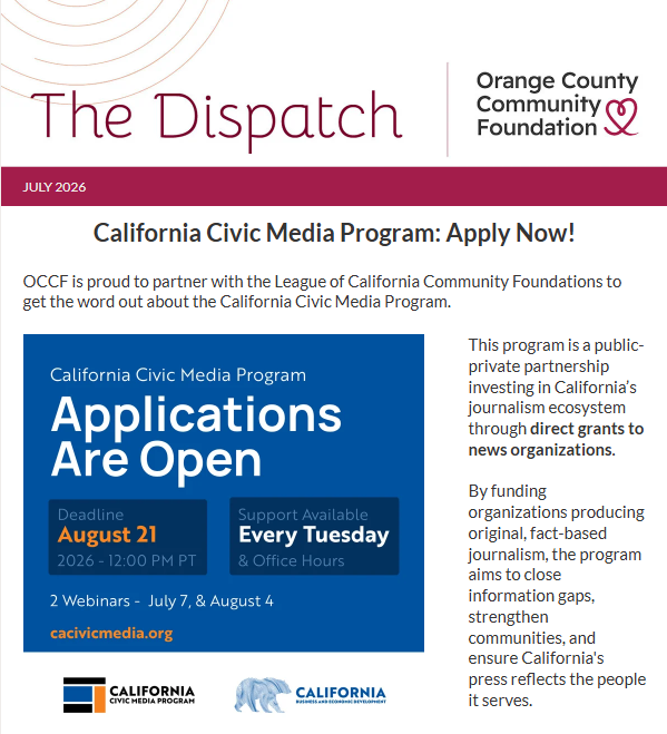 Nonprofit Dispatch: July 2026
