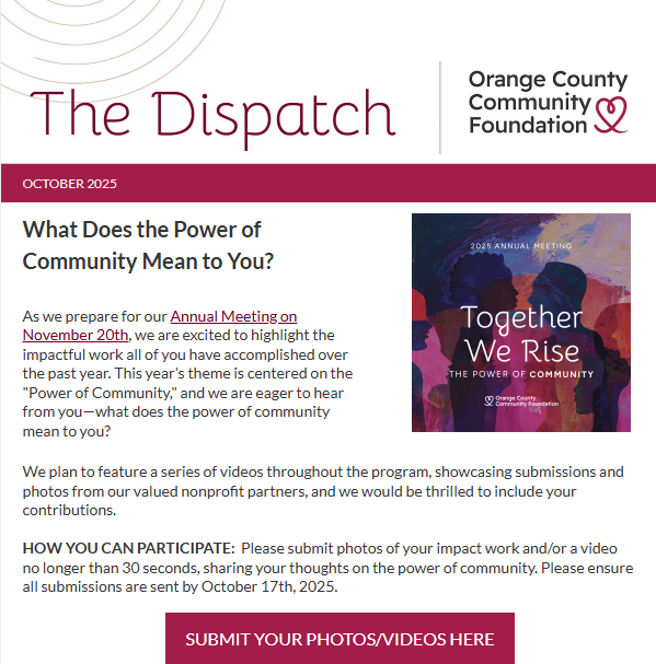Nonprofit Dispatch: October 2025